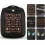 Woxter T3HD Mochila con Pantalla LED Matriz de Puntos 64x64 Programable Impermeable 15L Negra AC26-010
